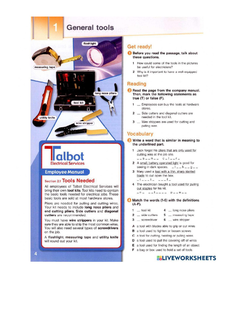 Worksheet 7101624 | PDF