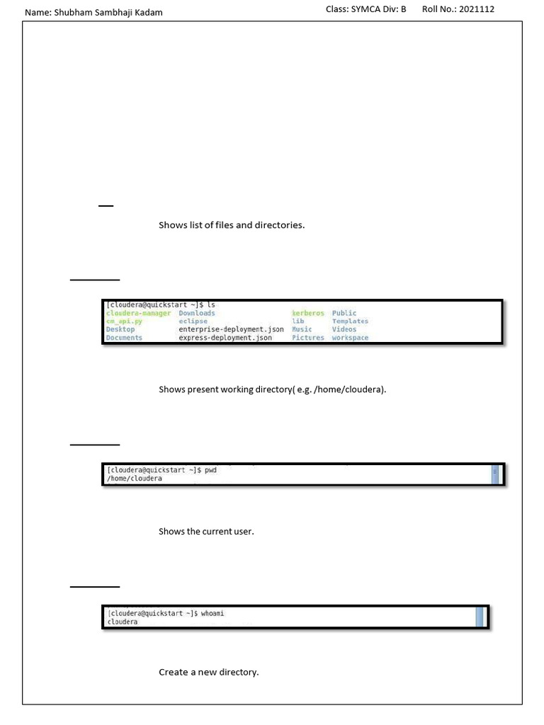 HDFS Commands and MapReduce Examples | PDF | Apache Hadoop | Text File