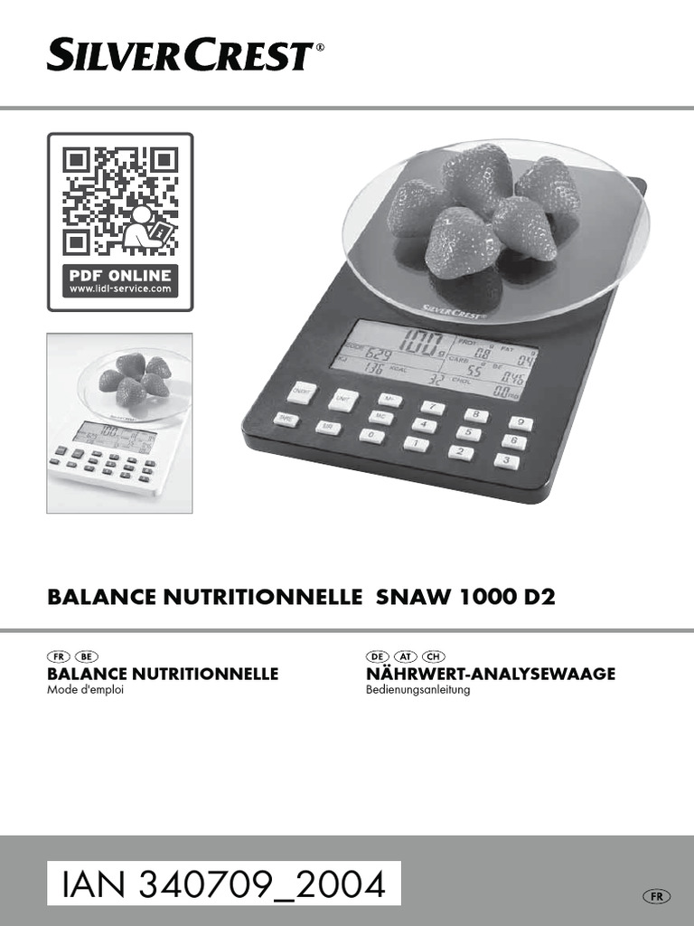 Balance Nutritionnelle SNAW 1000 D2 | PDF | Recyclage | Information ...