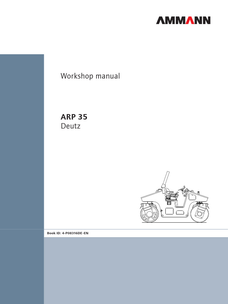 ARP 35 Deutz Workshop Manual EN | PDF | Engines | Leak