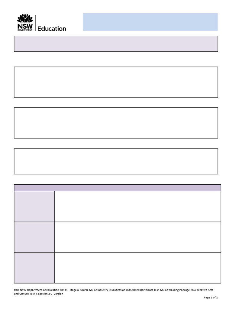 Music Composition Plans for Podcast & Film | PDF | Musical Compositions ...
