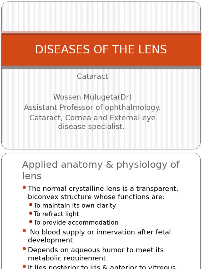 Understanding Cataracts: Causes and Management | PDF | Cataract | Human Eye