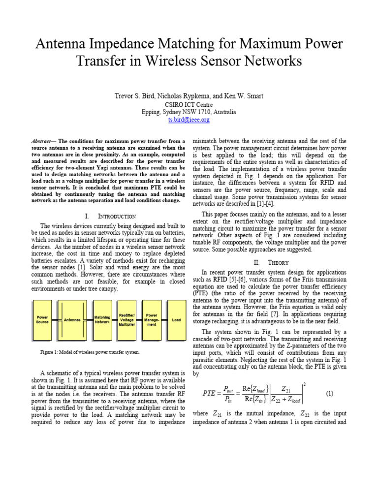 Antenna Impedance Matching For Maximum Power Trans 251117 010151 | PDF ...