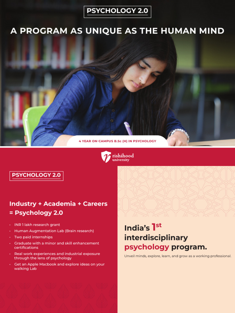B.Sc (H) Psychology: Unique 4-Year Program | PDF | Psychology | Mental ...
