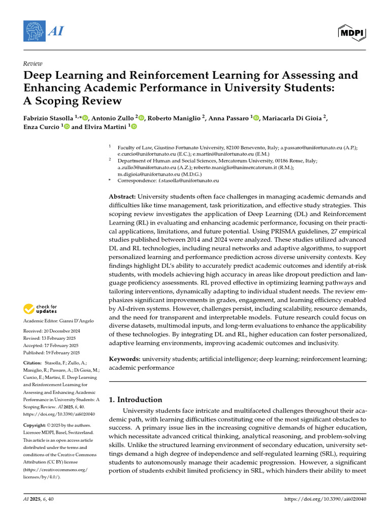 Enhancing Academic Performance with AI | PDF | Artificial Intelligence ...