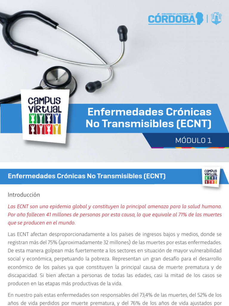 Prevención de Enfermedades Crónicas ECNT | PDF | Obesidad | Cáncer