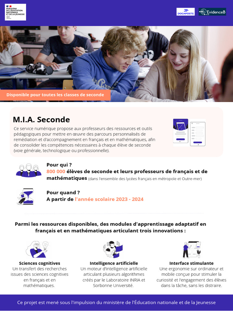 Modules d'apprentissage adaptatif en seconde | PDF | Intelligence ...