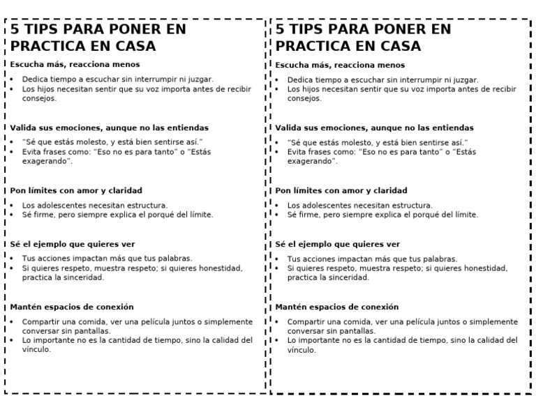 5 Consejos para Mejorar la Comunicación Familiar | PDF