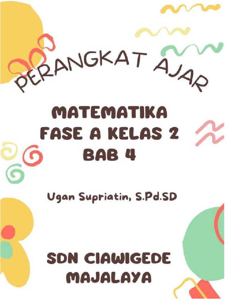 Modul Ajar Matematika Kelas 2: Posisi Benda | PDF