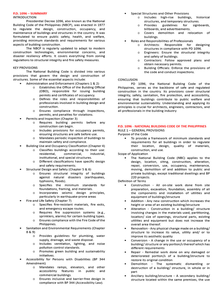 National Building Code of the Philippines | PDF | Stairs | Building Code
