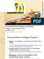 Curso de Flores Tropicais em Eventos - PI