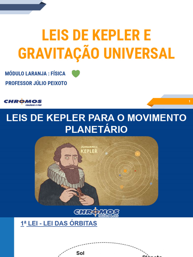 Leis de Kepler e Gravitação Universal | PDF