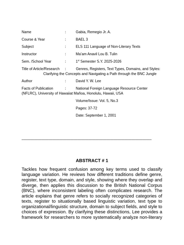 Abstract 1 | PDF