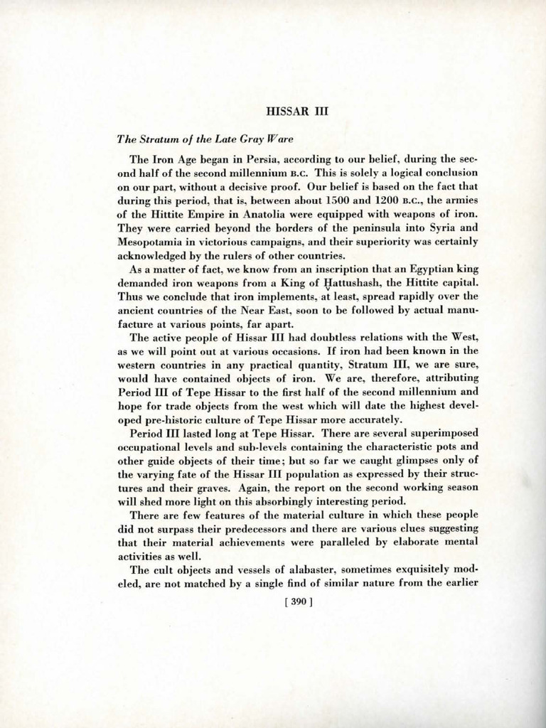 Hissar III | PDF