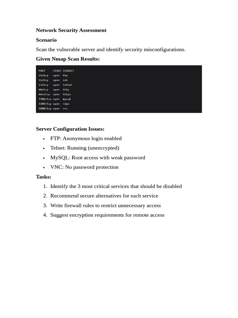 Network Security Assessment Guide | PDF