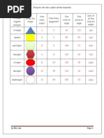 Polygon, Interior Angle of A Polygon, Exterior Angle of A Polygon, Diagonals of A Polygon, Mathcountsnotes