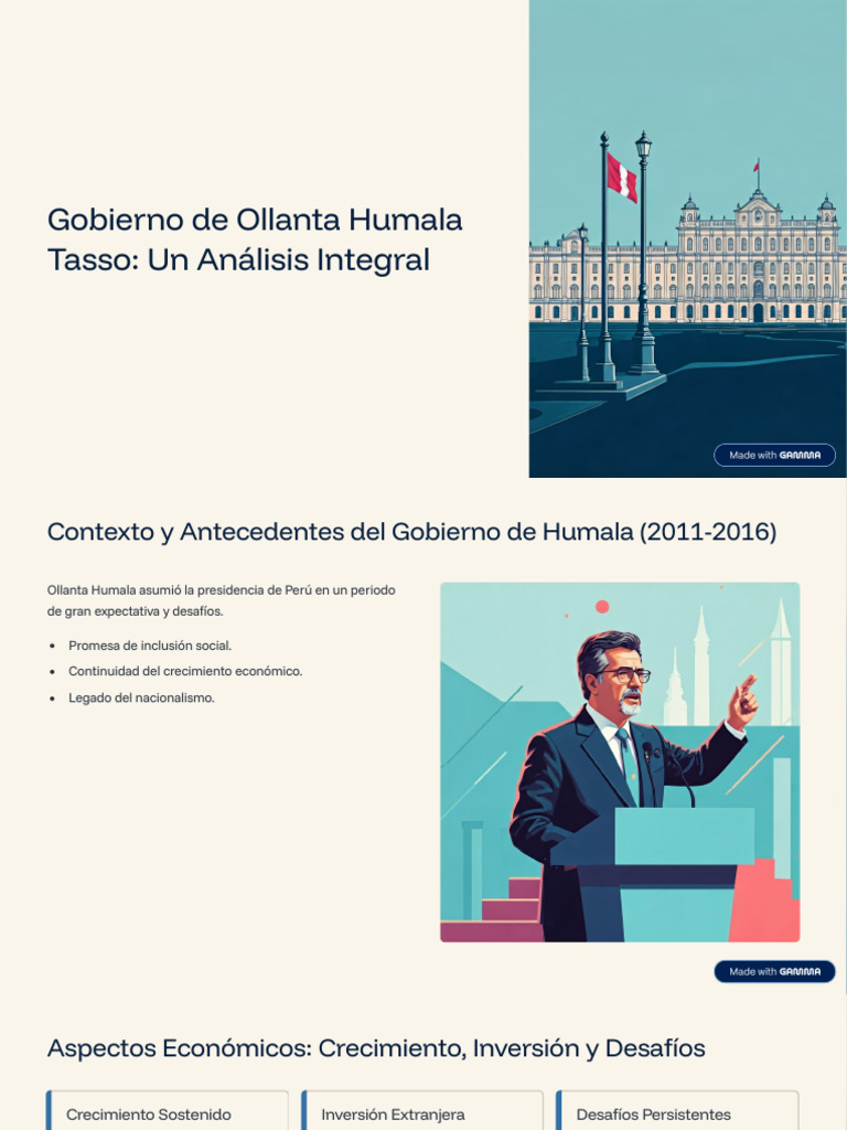 Análisis del Gobierno de Ollanta Humala | PDF | Perú | Pobreza