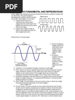 Unit Iii Audio Fundamental and Representaion