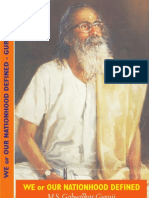 We or Our Nationhood Defined - Shri M.S. Golwalkar Guruji