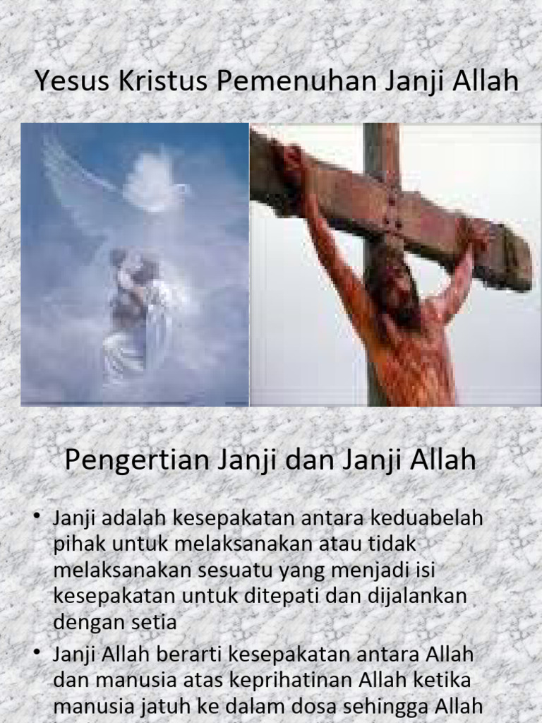 Yesus: Pemenuhan Janji Keselamatan Allah | PDF