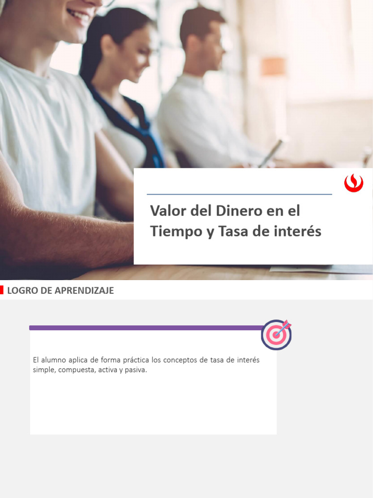 Semana 1 - Valor Del Dinero en El Tiempo (VDT) y Tasa de Interés | PDF ...