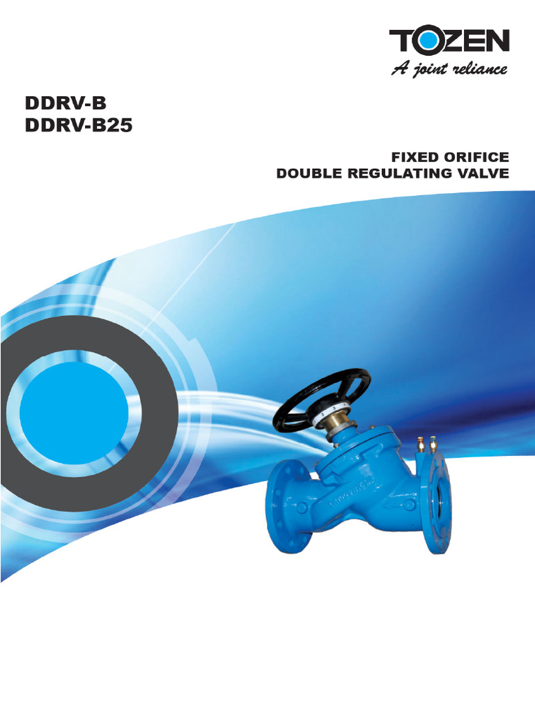 2.5.9 DDRV Double Regulating Valve (DN50-DN300) | PDF