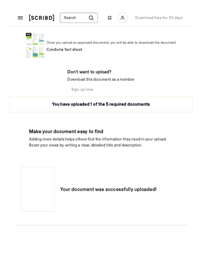 Upload A Document - Scribd | PDF