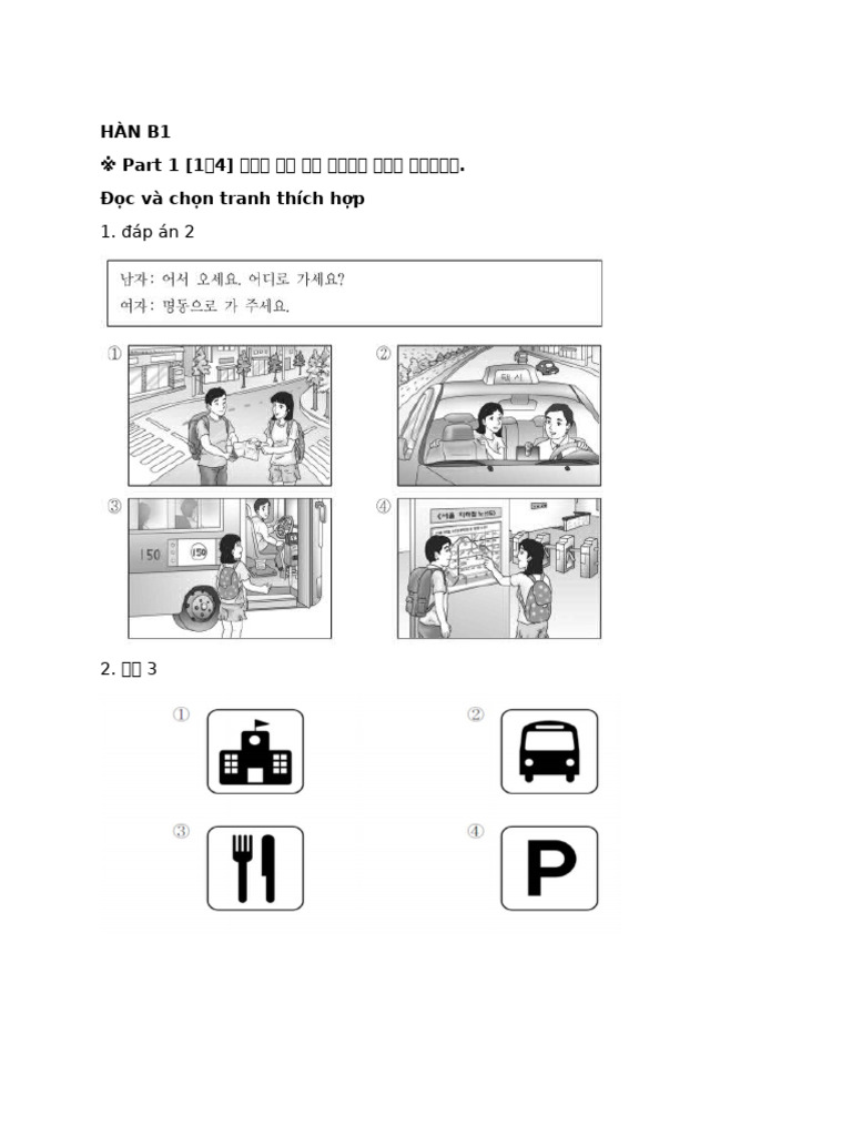 B1 - Dap An | PDF