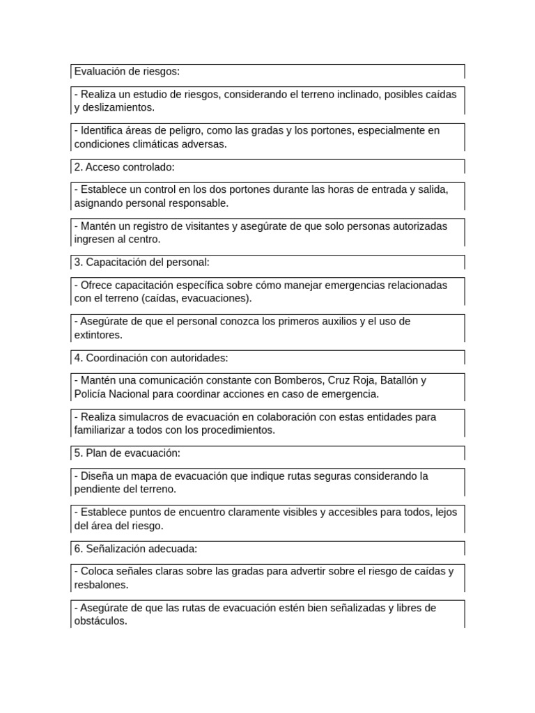Plan de Seguridad Escolar Integral | PDF | Valores | Enseñando