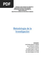 Metodologia de La Investigacion II Trabajo