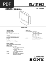 KLV-L32M1 - Service Manual | PDF | Field Effect Transistor | Diode