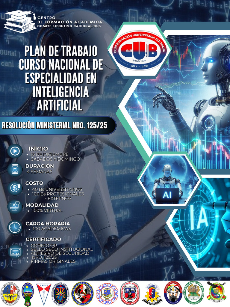 Curso Virtual de Especialidad en IA | PDF | Inteligencia artificial ...