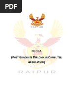PGDCA & DCA Online Study Material | PDF | Computing | Application Software