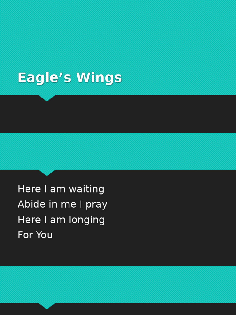 Eagle's Wings: A Prayerful Reflection | PDF