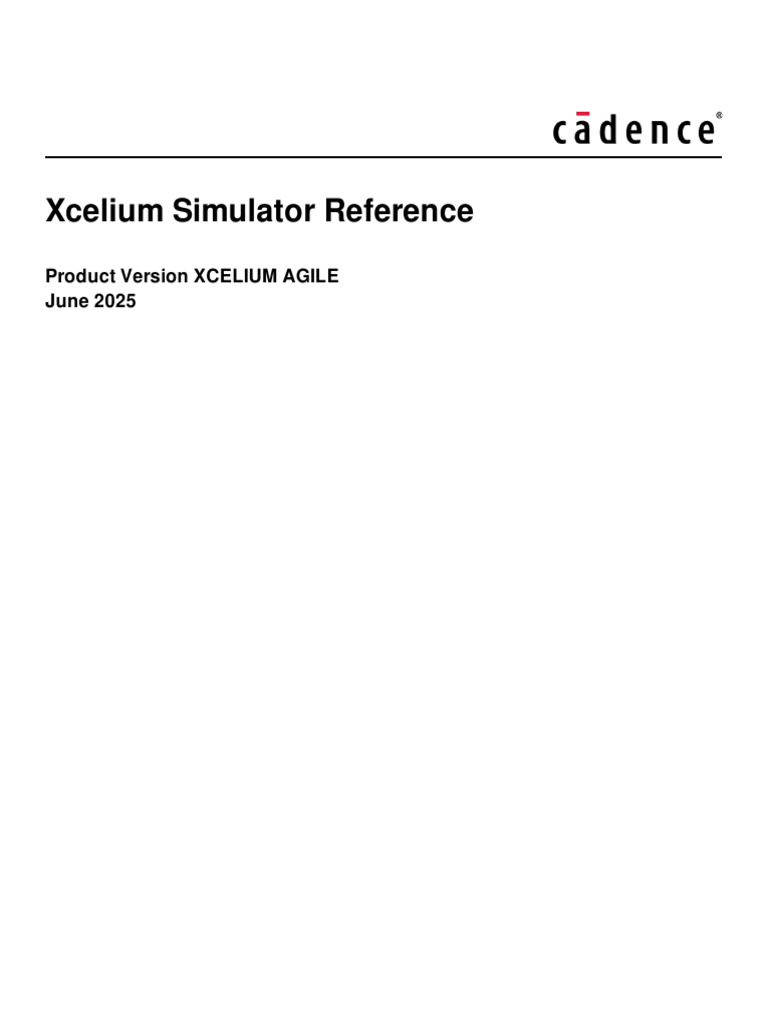 Xcelium Simulator User Guide | PDF | Trademark | Copyright
