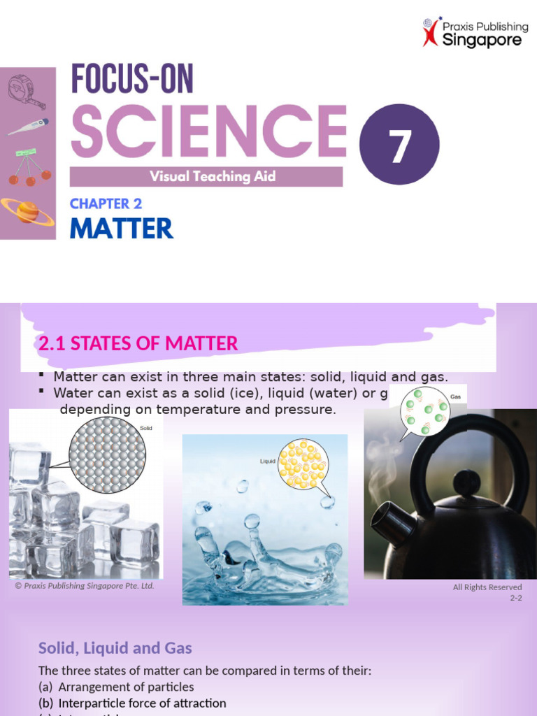 Focus-On Science Grade 7 CH 2 | PDF | Chemical Substances | Gases