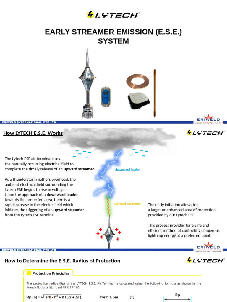 Lytech Early Streamer Emission System | PDF