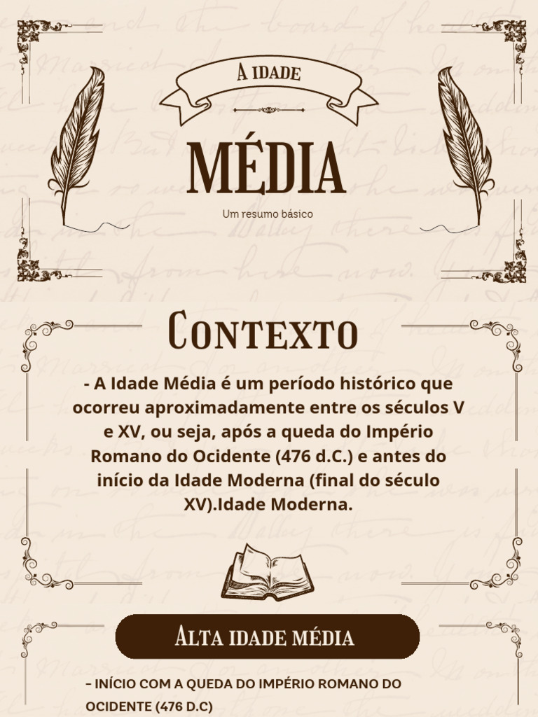 Idade Média ? - 20250827 - 123108 - 0000 | PDF | Feudalismo | Idade Média