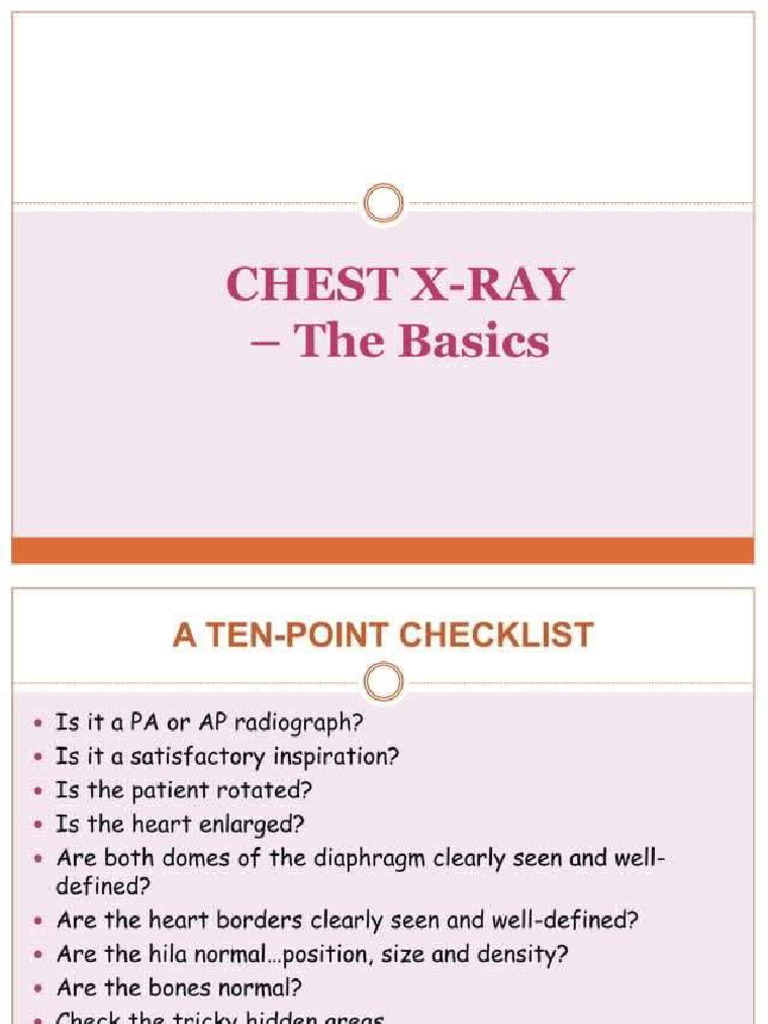 Chest Xray | PDF