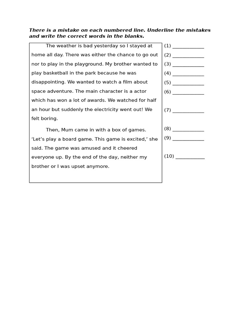 Proofread Ex | PDF