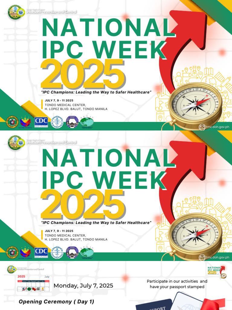 IPC Week 2025: Tondo Medical Center Events | PDF | Immunology | Public ...