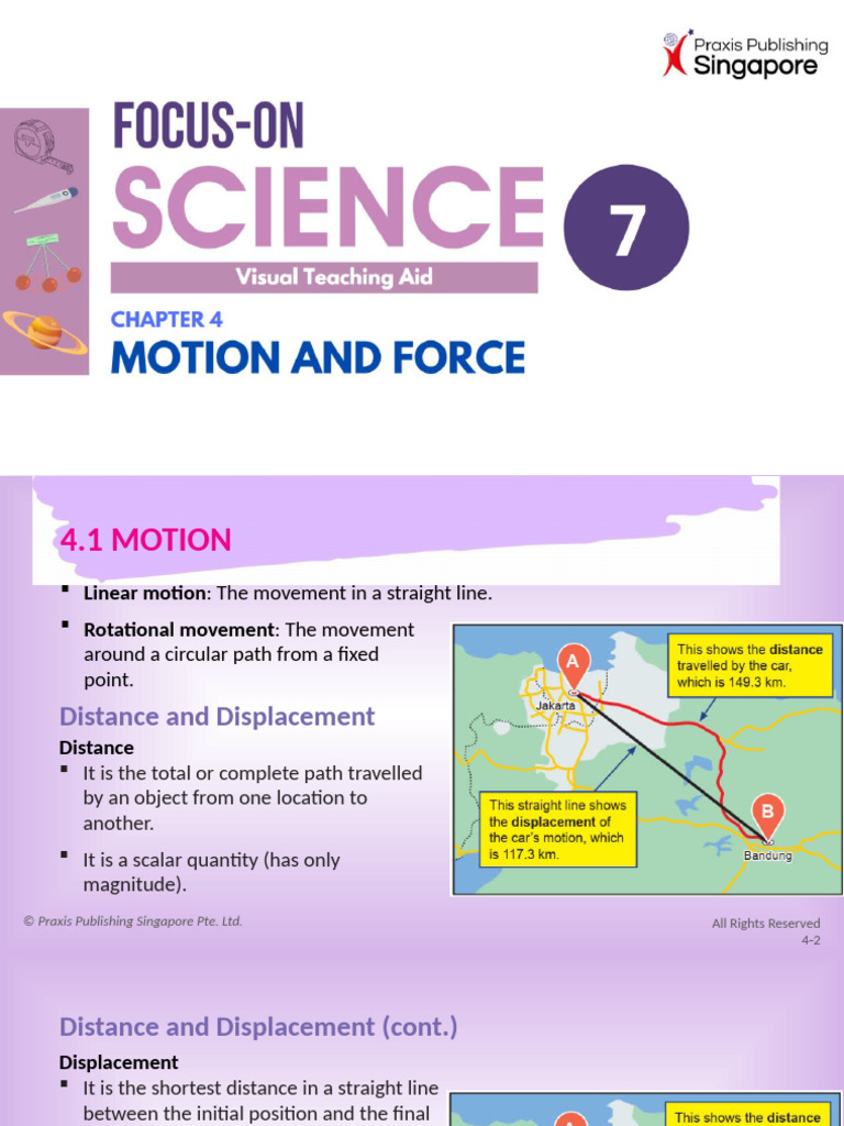 Focus-On Science Grade 7 CH 4 | PDF | Acceleration | Force