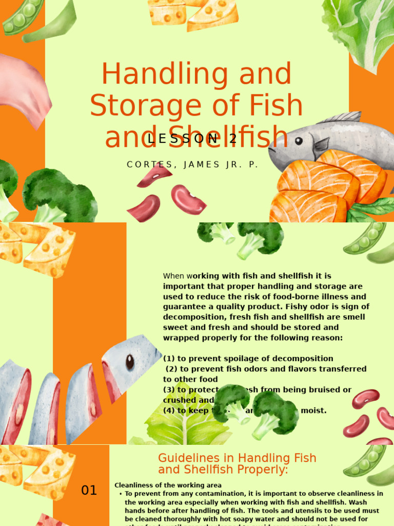 Safe Handling and Storage of Seafood | PDF | Food Science | Food And ...