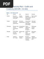 Step Up to Quality Activity Plan | PDF