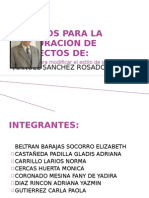 Modelos para elaboración proyectos