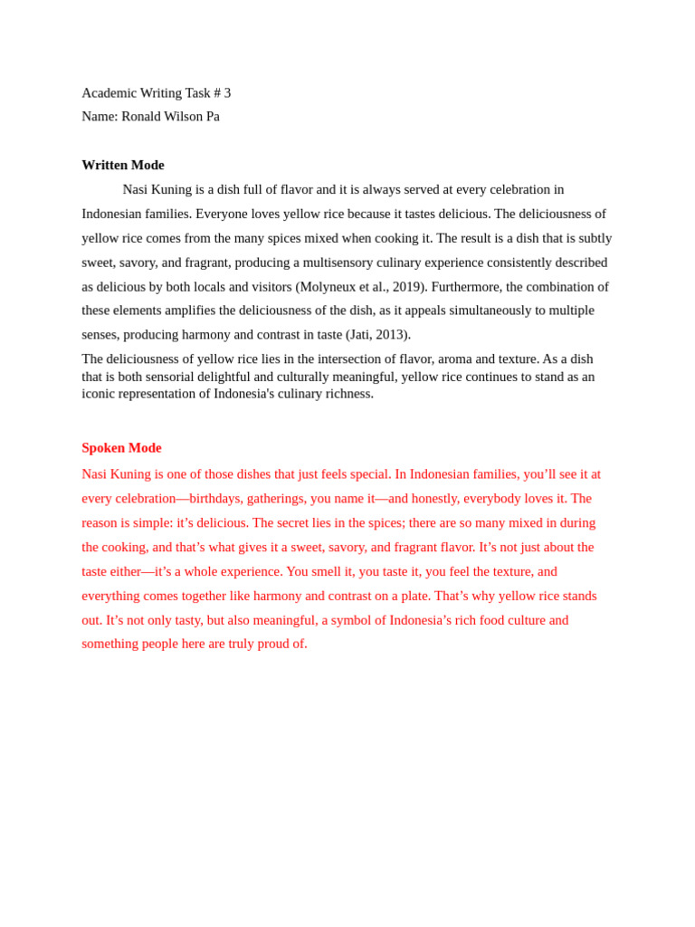 Academic Writing Task 3 Ronald Wilson Pa | PDF