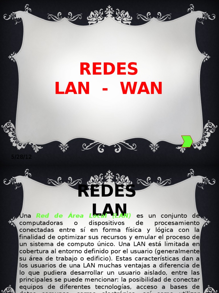 Introducción a Redes LAN y WAN | PDF | Red de área amplia | Red de ...