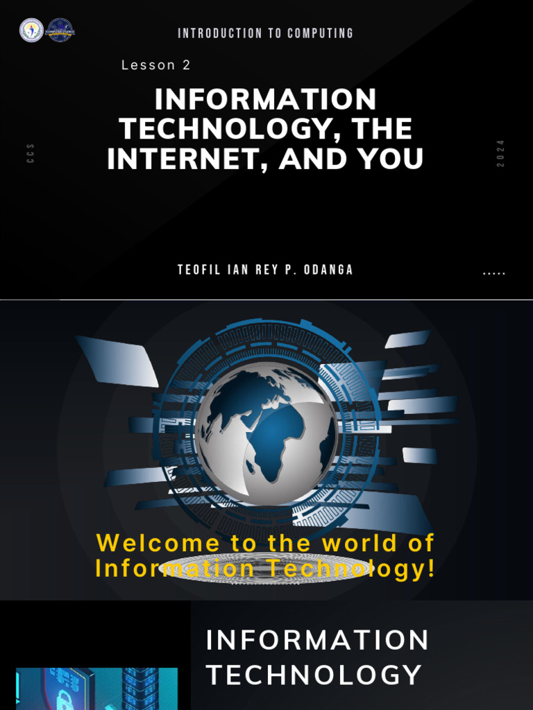 Introduction to Information Technology | PDF