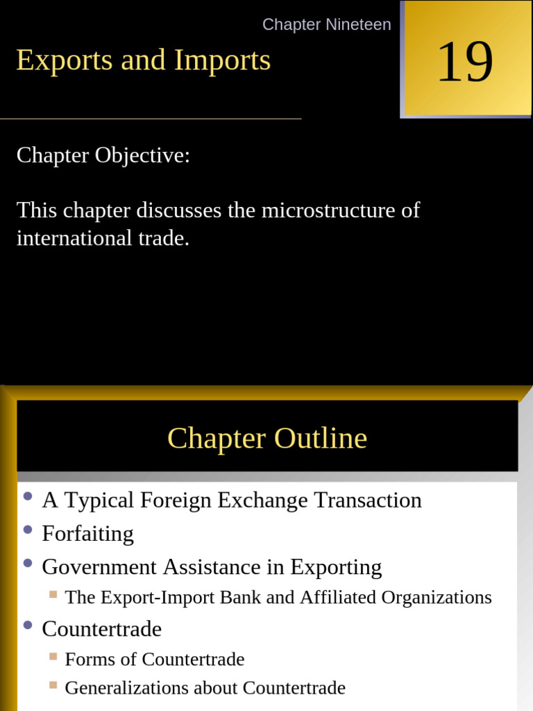 International Trade: Exports & Imports | PDF | Trade | Barter