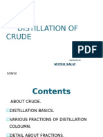 Distillation of Crude